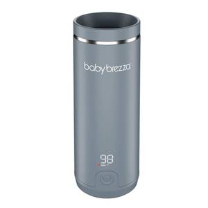 lot 3310 image: Baby Brezza Portable Warmer 3X Faster Baby Bottle Warming - Travel Breastmilk and Formula Warmer - Safe, Even Heating - Up to 9oz - No Adapters, Grey