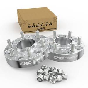 lot 3317 image: Customadeonly 2Pcs 1.25 (32mm) Forged Hubcentric Wheel Spacers 6x139.7  93.1mm Bore  M12x1.5 Studs  Compatible with Ford Bronco, Ranger