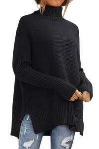 lot 3352 image: LILLUSORY Womens Turtleneck Oversized Tunic Early Fall Fashion Must Have Sweaters 2026 Casual Long Pullover Plus Size Winter Cute Poncho Cozy Work Old Money Clothes Outfits Clothing Tops Leggings S