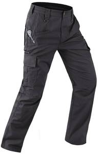 lot 3360 image: Aorga Cargo Pants for Mens Work Pants Waterproof Outdoor Relaxed Fit Construction Tactical Hiking Pants Lightweight with Pockets Breathable Black 30Wx32L