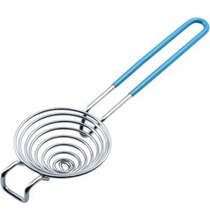 lot 3398 image: CAMKYDE Egg Separator Food Grade Stainless Steel Egg Yolk White Separation Tool (Blue)