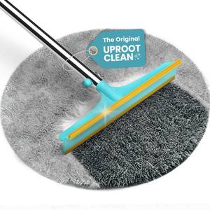 lot 3409 image: Uproot Cleaner Xtra Pet Hair Removal Tool Reusable Carpet Rake with Telescopic 60 Handle - As Powerful as Uproot Cleaner Pro Pet Hair Remover, but Made for Carpets, Curtains - Dont Bend Dont Kneel
