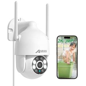 lot 3420 image: ANRAN 2K WiFi Security Camera Outdoor 2.45GHz Dual-Band, Auto-Tracking, 2-Way Audio, Color Night Vision, 247 Recording, 3MP Pan-Tilt 360° View Camera for HomeHouse