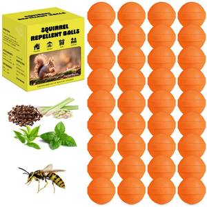 lot 3428 image: 36 Pack Peppermint Oil Wasp & Bee Repellent, Keep Carpenter Bees, Hornets and Yellow Jackets Away from Patio, Yard, Garden, Outdoor, Natural Ingredients Wasp Deterrent Safe for Pets, Light Green