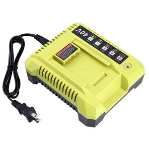 lot 3466 image: Kotoate Replacement for Ryobi 40V Battery Charger, OP401 Charger Compatible with Ryobi 40V Lithium Battery OP4040 OP4050 OP4050A OP40601 OP4026 OP4015 OP4030 Fast Charger