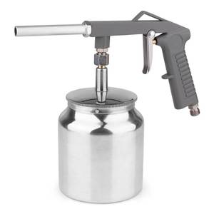 lot 3469 image: Feikenee Undercoating Spray Gun Automotive, Air Spray Paint Gun with Suction Feed Cup for Spraying Truck Bed Liner Coating, Rubberized Undercoat, Chip Guard Paint, Silver