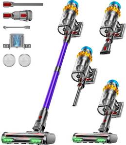 lot 3492 image: Cordless Vacuum Cleaner, 55KPA 70Min 650W Motor Powerful Vacuum Cleaners for Home, Self-Stand Cordless Stick Vacuum Rechargeable Anti-TangleLED Screen1.8L Cup for Home Pet HairCarpetHardwood Floor