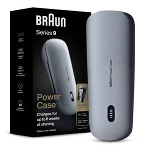 lot 3502 image: Braun Powercase for Electric Razors for Men, Compatible with Braun Series 9 Pro, Series 9 and Series 8 Electric Shavers, Portable Shaver Case, Charges for Up to 6 weeks