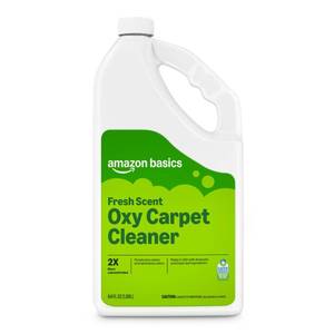 lot 3505 image: Amazon Basics Carpet Cleaner, Carpet Stain Remover, Fresh Scent, 64 fl oz, Packaging May Vary