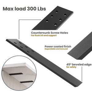 lot 3682 image: BATODA 10 Countertop Support Brackets (4 pcs) for Granite - Heavy Duty L Shelf Bracket - Wall Mounted Support for DIY Open Shelving Knee Wall Support - Mounting Hardware Included