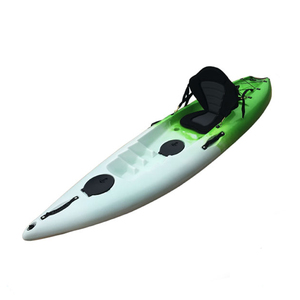 lot 1005 image: VK-06 NANCY an 8.9 ft Single Fishing Kayak- Blue and Black