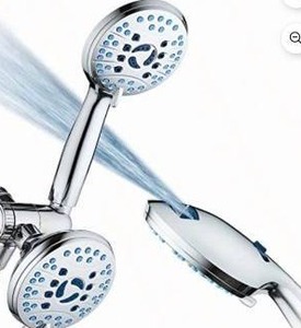 lot 15240 image: Aquacare Combo Shower System With Tub And Tile Power Wash, Chrome