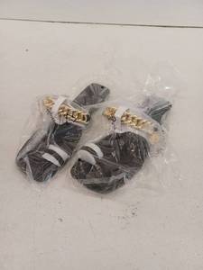 lot 15241 image: I.n.c. International Concepts Womens Peetie Chain Toe Ring Slide Sandals, 7.5M