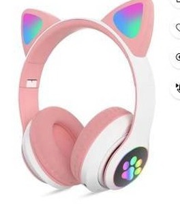 lot 15246 image: Cat Ear Bluetooth Headphones for Kids