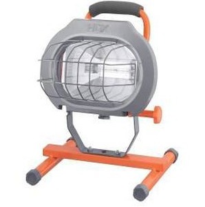 lot 15297 image: HDX 600-Watt Halogen Portable Work Light with Stand