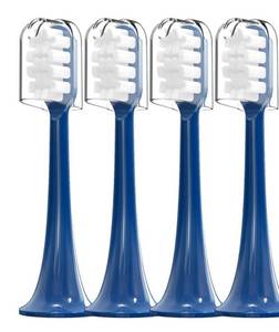 lot 4364 image: Toothbrush Replacement Heads Compatible with Snow Gen2 Electric Toothbrush,No LED Whitening,with Dust Cover,4 Pack (Polar Blue, Medium)