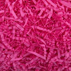 lot 4369 image: Caleihd Crinkle Cut Paper Grass Cushion Paper Streamer for Christmas Wedding Birthday Bridesmaid Engagement Craft Gift Boxes Bags Filler Decoration 4.5oz Hot Pink