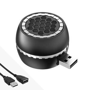 lot 4399 image: Dual Modes Mini Portable USB Speaker for Computer & Small Bluetooth Speaker for Tablets Smartphone, USB-A Plug-N-Play & Wireless Connection, with 2.6FT Extension Cord, Loud & Crystal Clear Sound