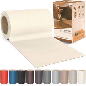 lot 4439 image: ILFYCOTO Self Adhesive Leather Repair Patch Tape 4x70 inch, Vinyl Repair Kit, Leather Repair Kit for Couches, Furniture, Car Seat, Boat Seat, Sofa, Vinyl Upholstery, Chair, Interior - Ivory Brown #1