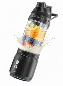 lot 4457 image: 24Oz Portable Personal Blender for Smoothies & Protein Shakes - Cordless USB-C Rechargeable, Powerful Ice Crushing Cup with Sip Spout & Travel Lid - Mini Blender for Kitchen, Gym, Office