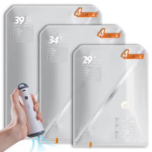 lot 4461 image: Vacbird Vacuum Seal Bags for Clothing with Rechargeable Cordless Pump, 12 Pack Compression Packing Bags, Space Saver Storage for Seasonal Clothes Bedding Blanket Pillows Comforters Luggage Travel