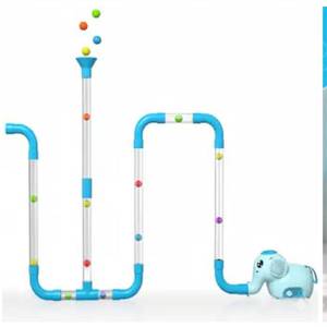 lot 4464 image: Etokfoks STEM air powered building toy kit for kids ages 3 and up