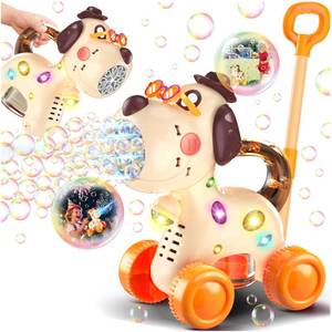 lot 4490 image: Nicmore Bubble Machine for Toddlers 1-3 Portable Dog Bubble Maker Blower Toys for 1-6 Year Old Boy Girl Kids Outdoor Toys for Easter Party Birthday