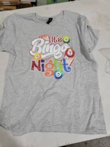 lot 4545 image: Bingo Night Gift Bingo Player Lottery Winner Gambling Bingo T-Shirt medium