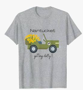 lot 4579 image: Daffodils upon Daffodils Nantucket Getting Daffy Ack T-Shirt 3X