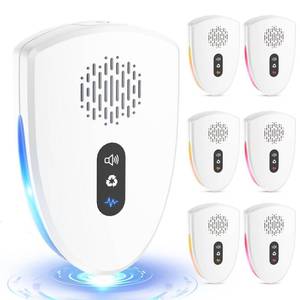 lot 4584 image: 2026 Upgraded Ultrasonic Pest Control Repeller, Mouse Repellent Indoor for Spider Bug Roach Ant Mosquito Rat Mice Insect Deterrent, Mouse Rodent Repellent Ultrasonic Plug in, 3 Mode Switching, 2 Pack