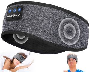 lot 4603 image: MUSICOZY Sleep Headphones Bluetooth 5.4 Headband, Wireless Earphones Music Sleep Earbuds Sleeping Eye Mask with HD Stereo Speakers for Workout Running Travel Yoga, Ideal Gifts for Men Women
