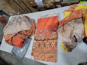 lot 4618 image: Queen bed sheets with 2  pillow case