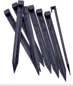 lot 4628 image: 10 Inch Garden Stakes Anchoring Spikes for Paver Edging