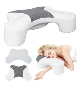 lot 4648 image: Wattne Side Sleeper Pillows with Arm Holes- Memory Foam Shoulder Pillow for Side Sleepers Neck Support & Rotator Cuff Pain Relief