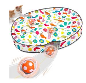 lot 4718 image: VIWIK Interactive Cat Toys for Indoor Cats, Hide and Seek Mouse Catching Game Cat Ball Toy