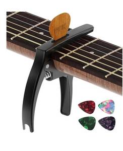 lot 4751 image: Guitar Capo,TANMUS 3in1 Zinc Metal Capo for Acoustic and Electric Guitars