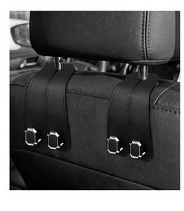 lot 4785 image: 2PCS Car Hooks for Headrest, Faux Leather Purse Hook for Car Seat Back Organizers and Storage,