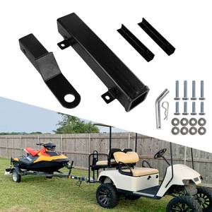 lot 1332 image: Golf Cart Hitch with 2 Inch Receiver - Fit for Club Car, EZGO, Yamaha