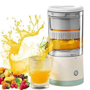 lot 1353 image: Pondi Electric Citrus Juicer, USB-C Rechargeable Portable Orange Juicer, One-Touch Cordless Juice Squeezer for Lemon, Lime & Citrus Fruits, Compact Travel Juicer for Home, Office & Camping
