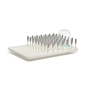 lot 1411 image: OXO Tot Baby Bottle Drying Rack, Gray, Newborn Essentials Must-Have