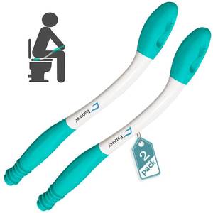 lot 2105 image: Fanwer Toilet Aids for Wiping Bottom - 15.7 Long Reach Comfort Butt Wiper Tools - Bottom Buddy Wiping aid Self Assist for Men, Women, Disabled,Elderly,Pregnant,and Back Surgery Recovery (2 Pack)
