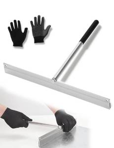lot 2206 image: 15.25 Inch Sheet Metal Folding Hemming Tool, Handheld Sheet Metal Bender for Standing Seam Roofing Panels & HVAC Duct Work, with Handy Sight Holes, Folds up to 24 Gauge Steel, 1-Inch Depth