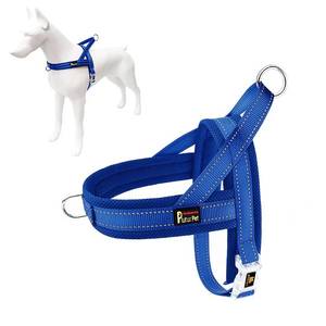 lot 2222 image: Plutus Pet No Pull Dog Harness with Breathable Mesh Padded, Adjustable Reflective Escape Proof Dog Harness, Quick Fit Dog Vest Harness for Small Medium Large Dogs(L, Navy Blue)