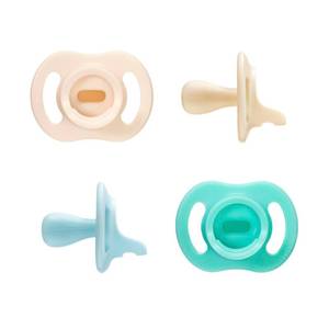 lot 2229 image: Tommee Tippee Ultra-Light StayPut Pacifier, One-Piece Silicone Design, 0-6m, 4 Pack