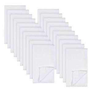 lot 2234 image: Gerber Unisex Baby Boys Girls Birdseye Flatfold Cloth Diapers Multipack White 20 Pack