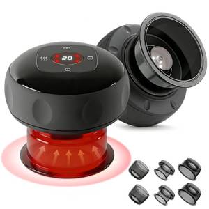 lot 3748 image: Smart Cupping Kit Therapy Massager, 7-in-1 Electric Cupping Device Set with Red Light Therapy, Heat & 12-Level Adjustable Suction, for Targeted Pain Relief, Muscle Soreness, Tighter Skin ��2 Pack��