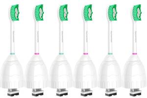 lot 4041 image: Aoremon Replacement Toothbrush Heads for Philips Sonicare E-Series Essence HX702266 and other Screw-on Electric Toothbrush Model, 6 Pack