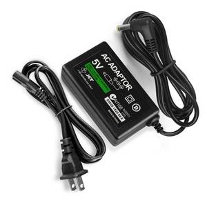 lot 4079 image: Replacement PSP Charger AC Adapter 5V Compatible with Sony PSP 1000 PSP Slim & Lite 2000 3000 PSP-110 PSP-1001 Series PSP-1001, 2001, PlayStation 3001 E-1000 L-Shape Replacement Sony Power Cord