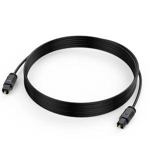 lot 4083 image: Optical Audio Cable 10 feet, Digital Optical Audio Cable Ultra Thin Cord, Toslink SPDIF Fiber Optic Cable Compatible with TV Sound Bar Home Theater PS4 Xbox Samsung Vizio