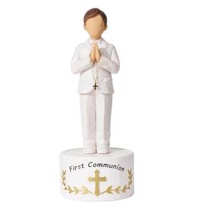 lot 4109 image: Religious Figure Collectible Doll in White Robes